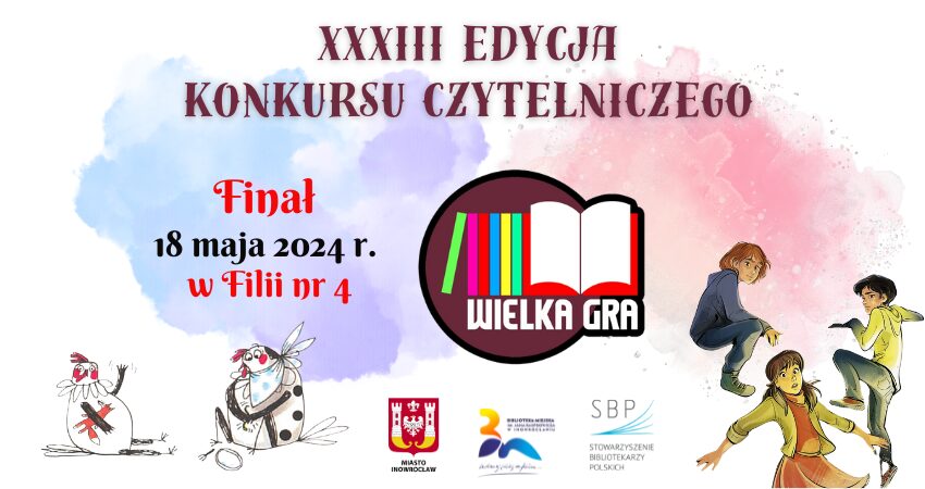 Wielkimi krokami do „Wielkiej Gry”! - #bmjkinowroclaw #inowroclaw #biblioteka - jan-kasprowicz.bmino.pl/wielkimi-kroka…
