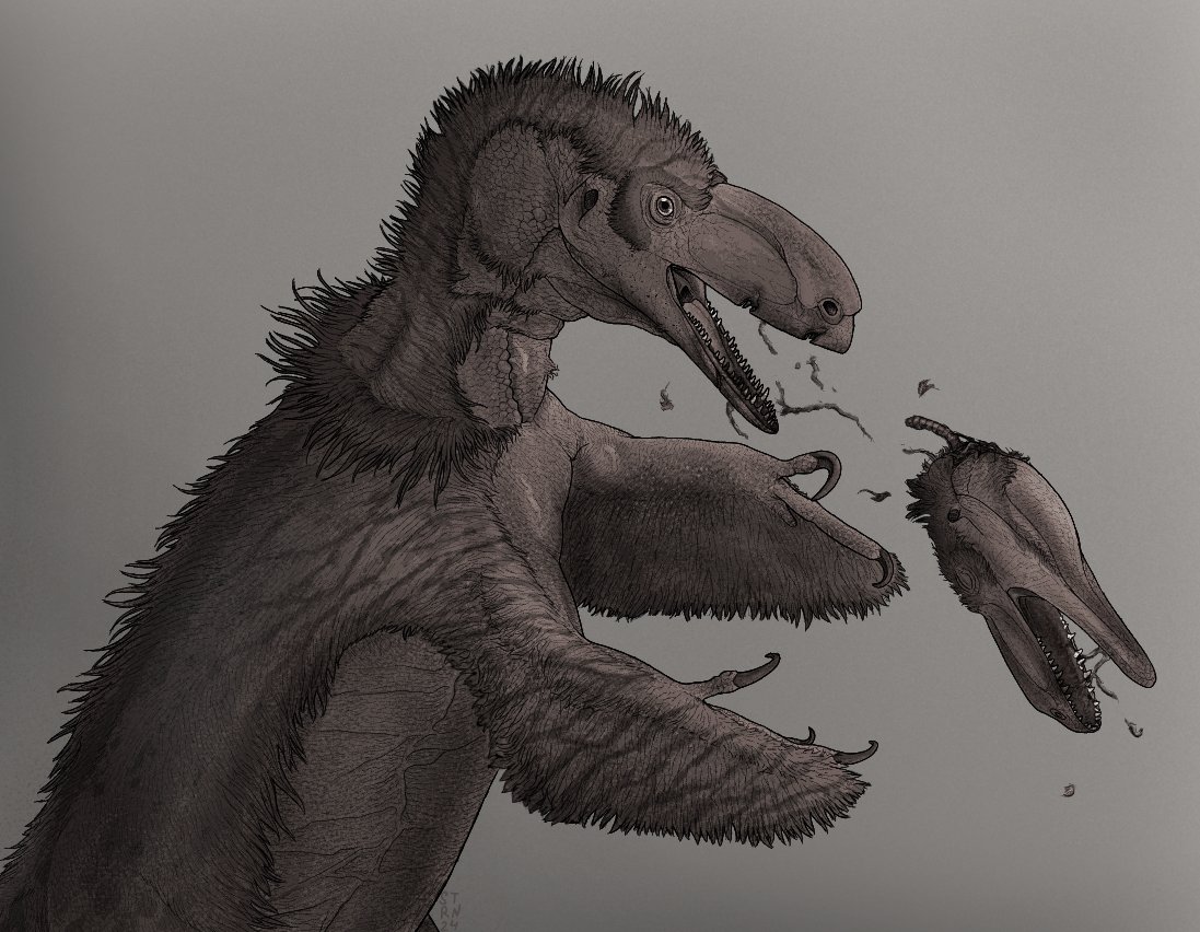 ArtSaturator's tweet image. Kilescus the Russian dragon having a little conflict