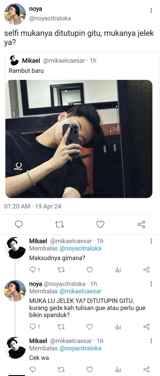 Potong rambut 

— Mark lee few tweet au