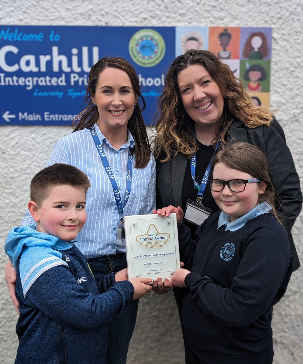 AutismNIPAPA's tweet photo. #AutismNIImpactAward Education Champion โญ๏ธ
Congratulations to Riverdale PS and Carhill IPS for completing tailored autism training and implementing practical adjustments to help autistic children succeed. ๐
https://t.co/mHwcSHWrop
#inclusiveeducation #autismtraining #training https://t.co/inxTGcbbo3