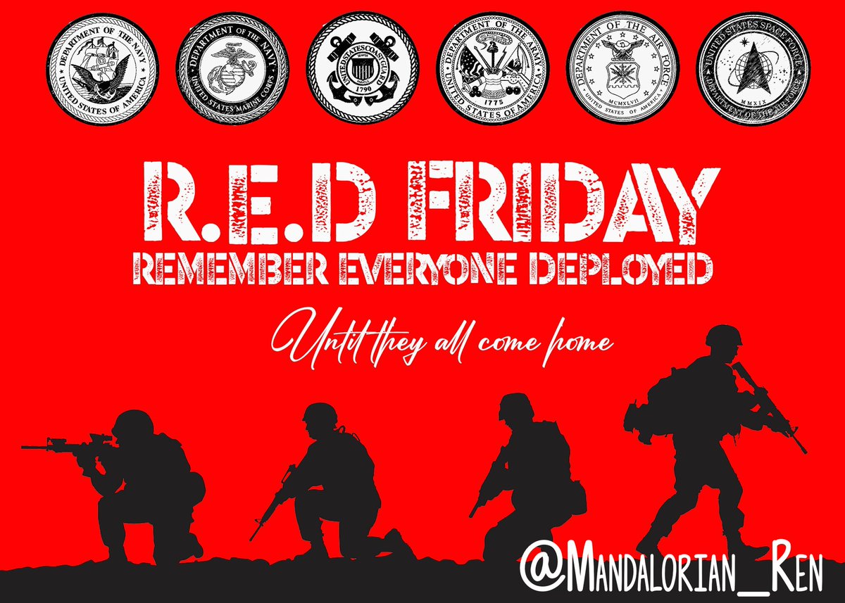 Until they all come home. 

#REDFriday 
#RememberEveryoneDeployed