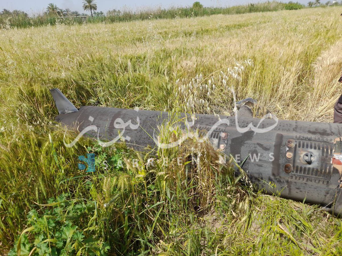 So my initial gut feeling was correct, it was not UAVs. The IAF carried out a standoff attack from Syrian airspace with Sparrow, likely Blue Sparrow, air-launched ballistic missiles released from F-15Is. Booster wreckage was recovered in Iraq 👇🏻