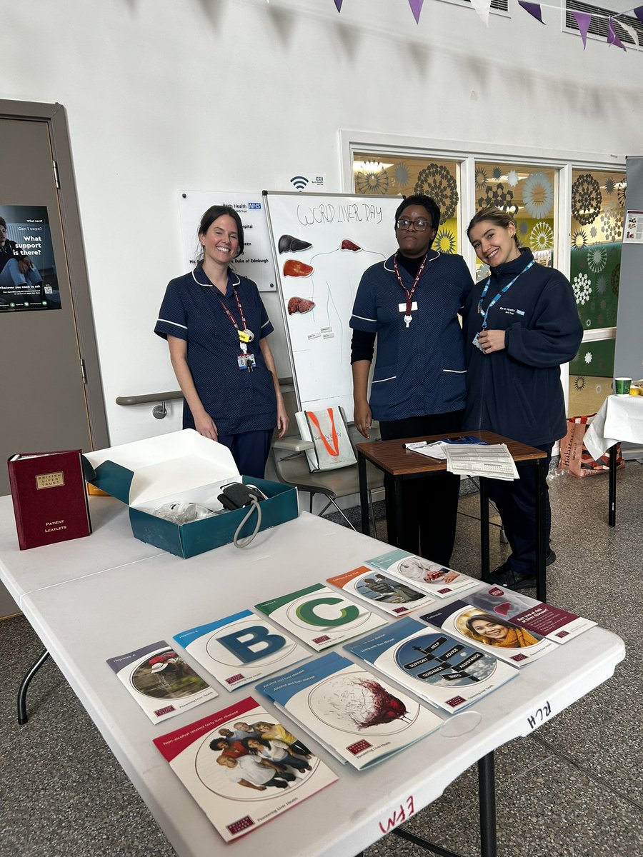 Thank you for the RLH Hepatology nurses spreading the love on World Liver  Day . Free Fibroscans
#WorldLiverDay2024 @LeahCoxRD @BartsHepatology