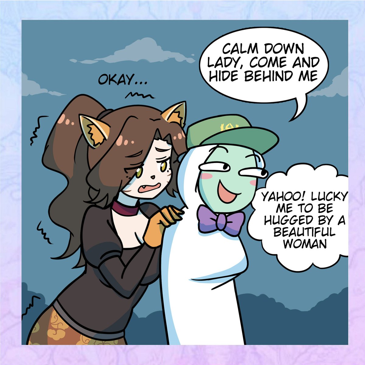 GhostParadeGame's tweet photo. SURE, I'LL DO ANYTHING FOR THESE TWO BEAUTIFUL DEMON LADY EHEHEHE 🥴😎✨
-POCI 2024
#ghostparade #ghostparadecomic #blorong #denaden #hansip #posronda https://t.co/Yik5rpIMJZ