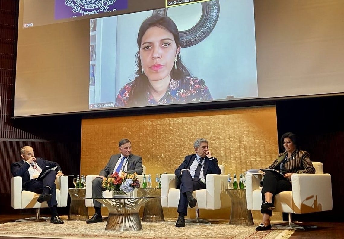 Grateful for the opportunity to participate in the #GenderInForeignPolicy discussion hosted & moderated by @smmasri from @GUQatar. Thanks to my esteemed co-panelists Andrii Kuzmenko, @BARAKAT_Sultan @Tarbush_Nada and @AKaminara for their insights on Gender in Conflict Situations