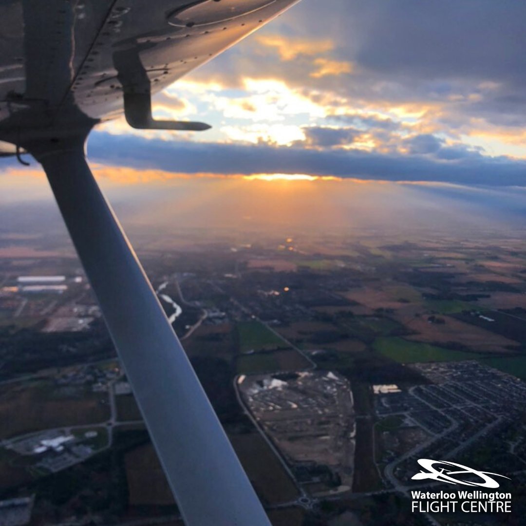 PHOTO FRIDAY!  Check out this stunning sunset captured by Demos! 📷😍🌆

Have a photo to share? Send us a DM or email marketing@wwfc.ca.

#aviation #avgeek #aviationlovers #aviationdaily #FlyYKF #planespotting #flightschool #wwfc #photofridays #fullflapsfriday #flighttraining