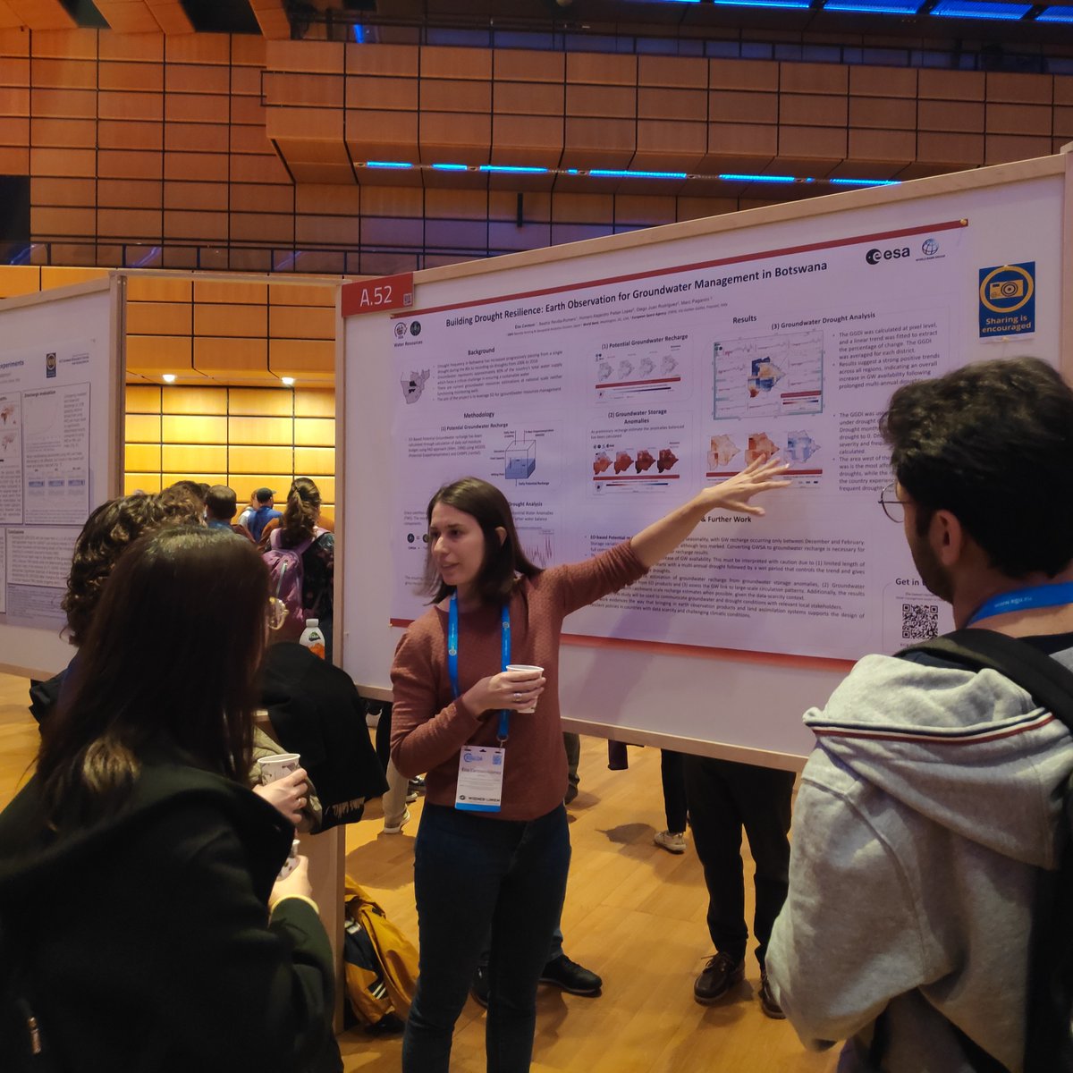 Excited to share insights on climate resilience at #EGU2024! Our presentations focus on flood mapping in South Sudan, multi-risk assessment with Earth Observation, and drought resilience in Botswana. #GMV4SDGs #EO #EO4MULTIHAZARD