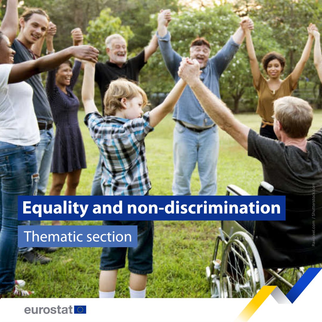 UPDATED section: Equality and non-discrimination 🆕🤝 🔹Explore the various statistics of this thematic section that help identify disparities and areas where specific groups may face disadvantages. Learn more ➡️ europa.eu/!76QbHJ #EUdiversityMonth #UnionOfEquality