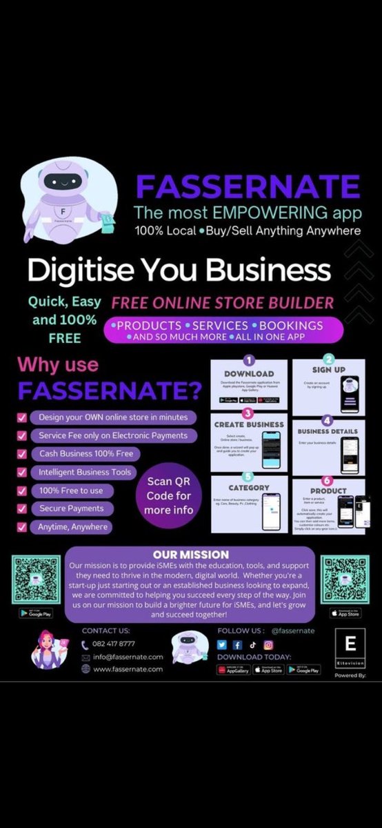Digitise your business now with fassernate App it's quick and easy and it's free
#FassernateAI