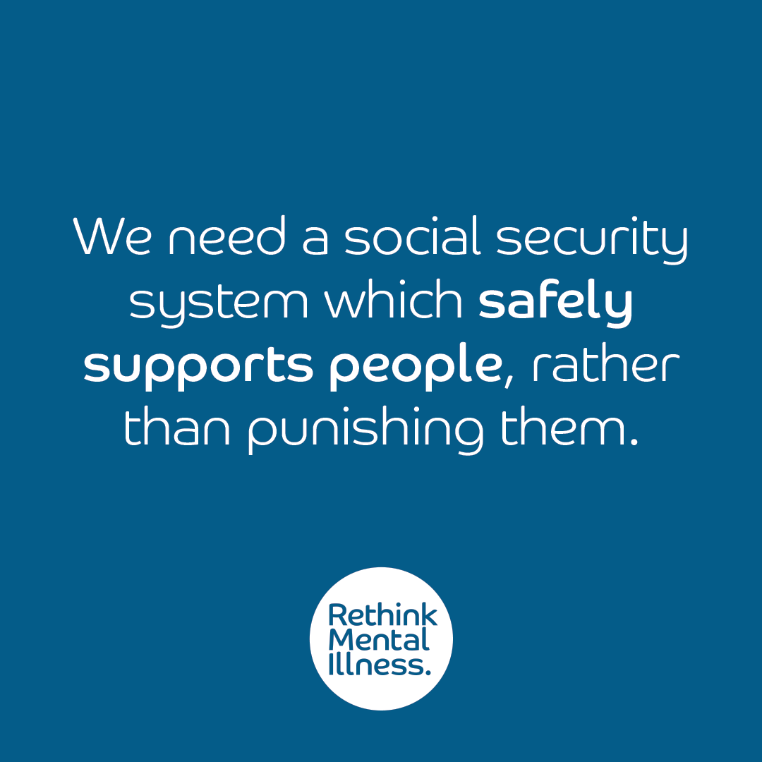 🚨 Rishi Sunak today announced plans to reduce people being signed off sick from work. We agree that people should be helped back into suitable employment. But those of us living with mental illness should not be stigmatised if we are too unwell to work.