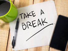Thoughts for a Friday. Take a break. Many work-related injuries result from tired workers unable to see dangers in their surroundings. Regular breaks increase alertness and productivity, reduce stress, boost performance, and reset your mood. Stay sharp. Stay focused.