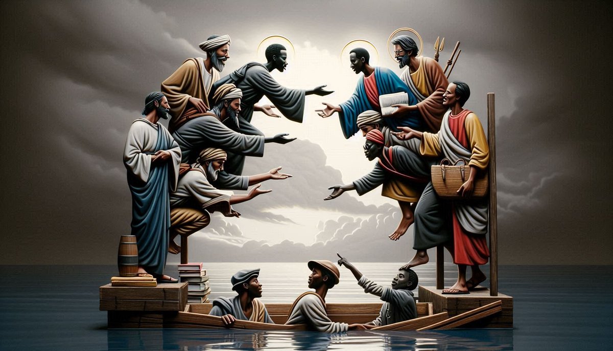 sistersnservice's tweet photo. WORD FOR TODAY:

Matthew 4:19

🎣 Called to Cast a Wider Net 🎣

“Come, follow me,” Jesus said, “and I will send you out to fish for people.” - Matthew 4:19

In the vast sea of life, we are invited not just to sail or to swim, but to be fishers of men. This profound call to disci https://t.co/jGyBH4irB2