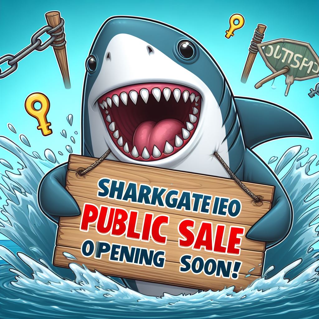 Get ready for the SharkGate IEO! Public Sale opens really soon. Don't miss out! #SharkGateIEO #sharkcoincrypto @SharkGateSecure @SharkCoinCrypto 
Dive into our community and be part of our exciting future
#inittowinit
#thefutureofcybersecurity