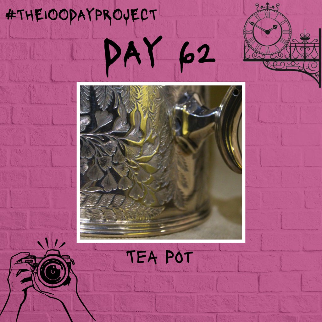 #day62 of #the100dayproject2024 - Tea Pot Head to our Facebook or Instagram for the full post #100daysatthemuseum #artinmuseums #richmond #richmonduponthames #getinspired #becreative #artist #photography #collage #newperpectives #colours #textures #lookclosely