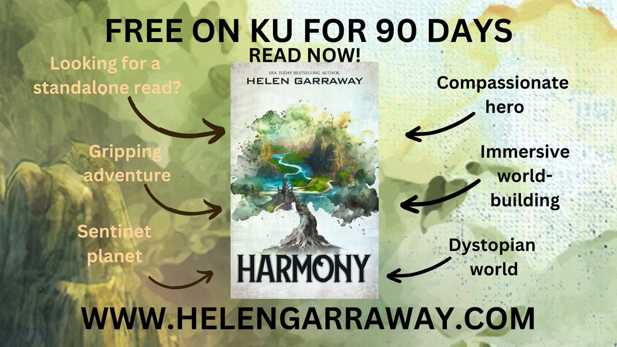 LOOKING FOR YOUR NEXT KU READ? Love dystopian fantasy? Harmony is on KU for the first 90 days from release. Grab your copy now! Books2Read.com/Harmony-dystop… #BookTwitter #booklovers #ku #BooksWorthReading #timetoread #KindleUnlimited #fantasybooks #readingcommunity