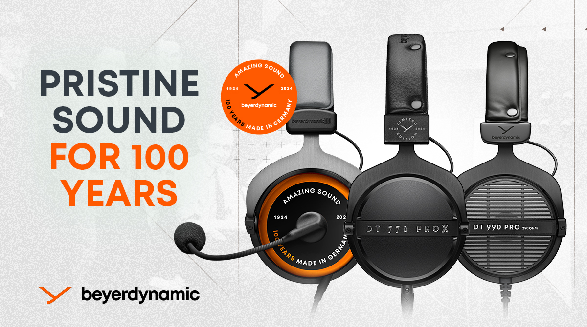 100 years of pristine sound at beyerdynamic 🎉 From new innovations to loyal companions - our legendary products offer the right thing for everyone: byr.li/100years 🎧🎤 #beyerdynamic *only available in certain regions