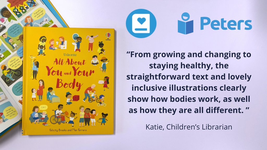 Learn about the incredible things your body can do with our librarian's top pick this week! All About You and Your Body is the perfect read for KS1 PSHE sessions. Read Katie's full review on our Books of the Week page 📚️ peters.co.uk/books-of-the-w… @Usborne