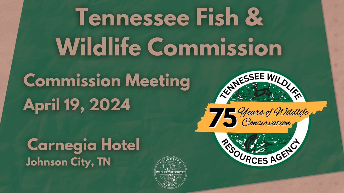 Join us LIVE at 9 a.m. ET for today's Tennessee Fish and Wildlife Commission meeting. Watch: youtube.com/live/UTsPg2do3…