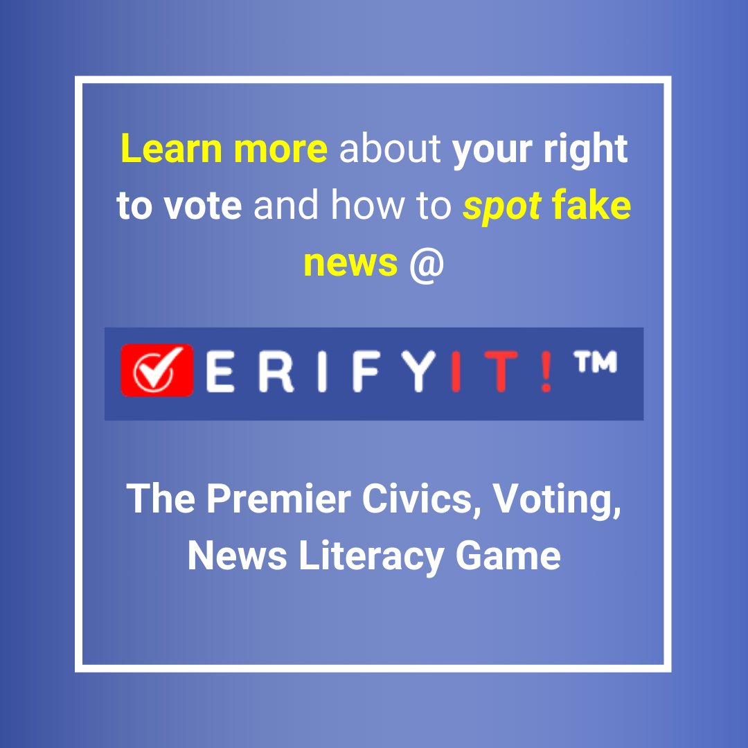 🤖 Teachers, do your students know how 'obituary pirates' are manipulating AI tools online? 🤖

🎯 Play the VerifyIt Game now to find out! Link in the bio.

#CivicEd #edchat #educators #civics #CAEdChat #teachertwitter #newsliteracy #socialstudies #sschat #verifyit #teachingtools