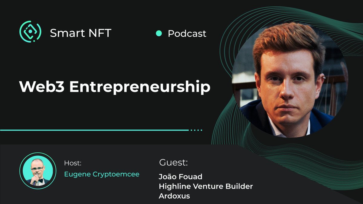 How crypto can improve your clients' lives? 

Take answers from @joaofouad #Highline Venture Builder @Ardoxus #NFT game in the new episode of @Envelop_project #SmartNFT #podcast 

youtu.be/fV1NsxTzXjA

Thanks @CesarAMartin 

#web3 #NFT2.0 #smartNfTs #P2ESpace