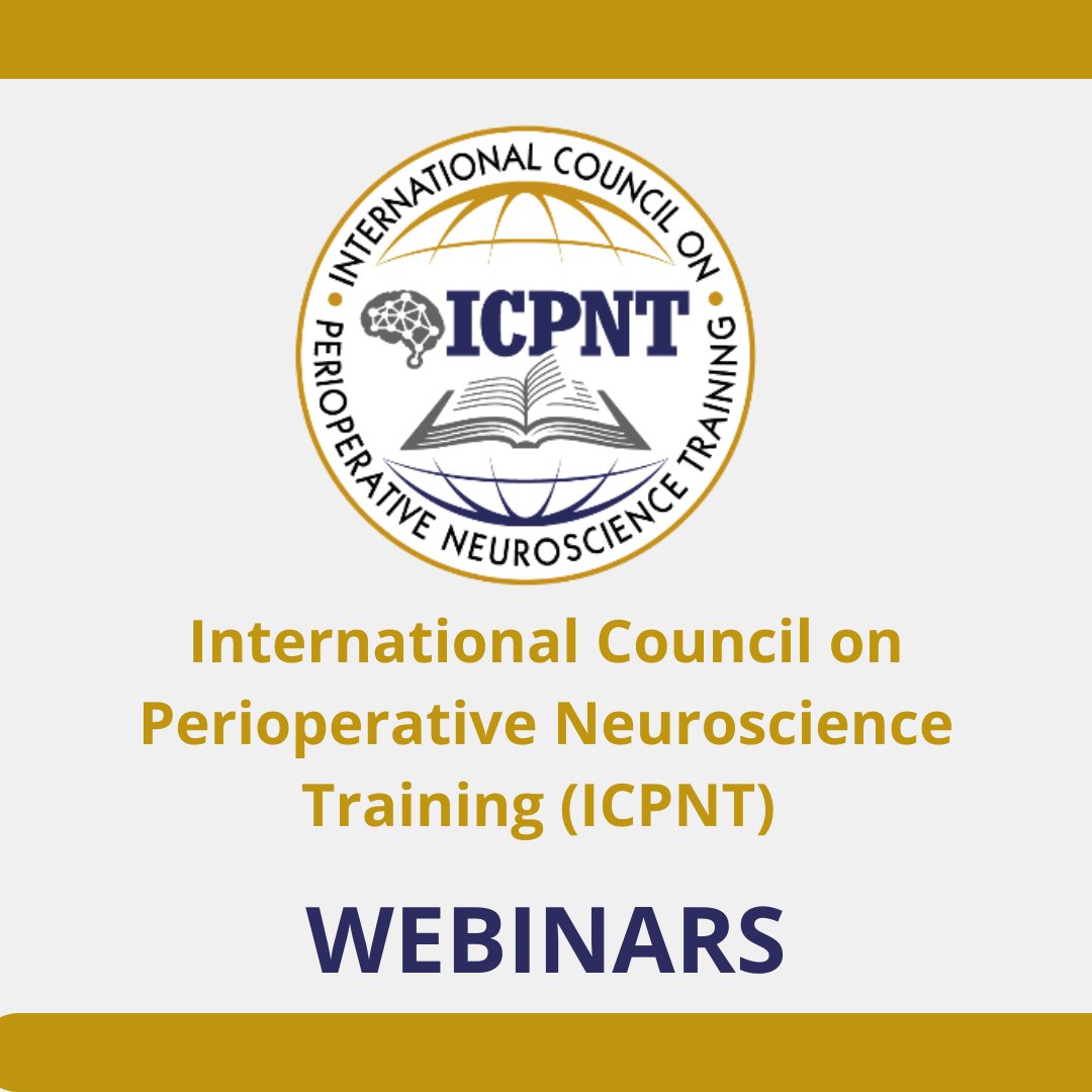 Members! Did you know you can watch ICPNT webinars on our SNACC Learning Management System? Check out our Clinical Forum on Perioperative Neuroanesthesia Challenges and Insights, or the Experiences and Challenges of Recruitment New Fellows...or many more! icpnt.org/webinars-lms/