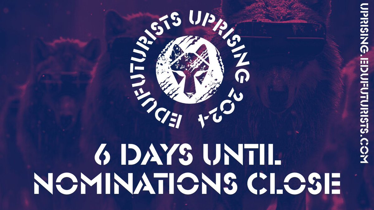 6 DAYS LEFT TO GET YOUR NOMINATIONS IN. 17 awards. It takes 2 mins to give someone a chance to win. Who can you nominate? buff.ly/49wNcYI #Uprising24