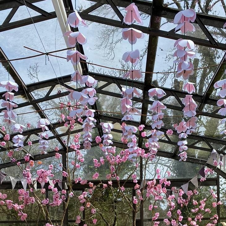 We’ve got something different for you today 🌸 Over 1,000 #Crochet #Blossom flowers have been crafted by volunteers and adorn the greenhouse at the Lorna Doone Valley @NorthDevonNT

#BlossomWeek #DailyDoseOfBlossom

#NationalTrust #BlossomWatch #Devon #VisitDevon