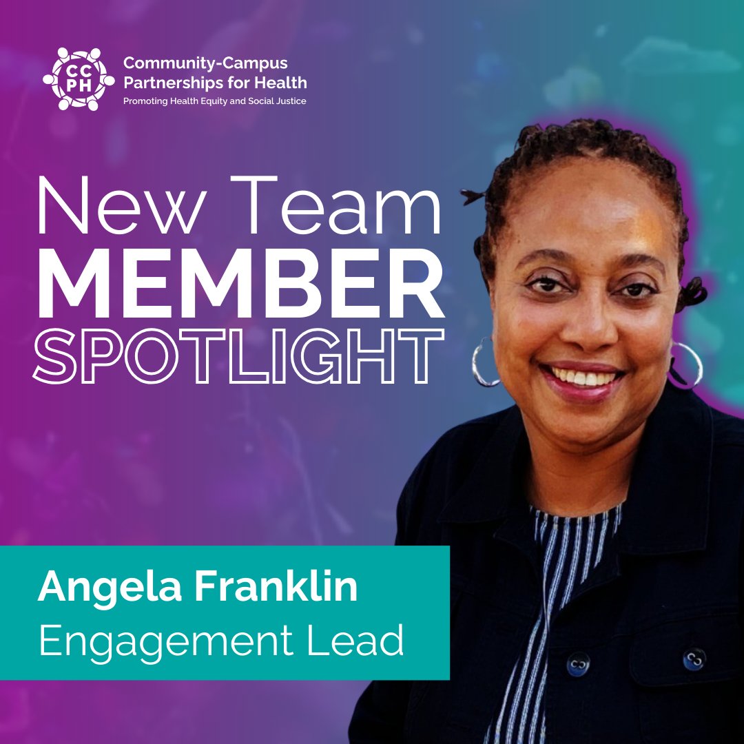 Welcome Angela Franklin to the CCPH team! 🎉 If you have the opportunity to work with Angela, you’ll learn that she believes every good partnership needs the power of presence, dignity, and a good belly laugh every now and then. More here: ow.ly/E8NK50R9v0T
