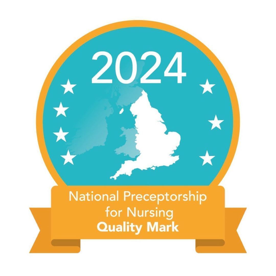 We are proud to announce that we have been awarded the National Preceptorship for Nursing Quality Mark by @NHSEngland. 🌟 This recognition demonstrates our commitment to supporting new registrants, and in making GMMH a great place to work.