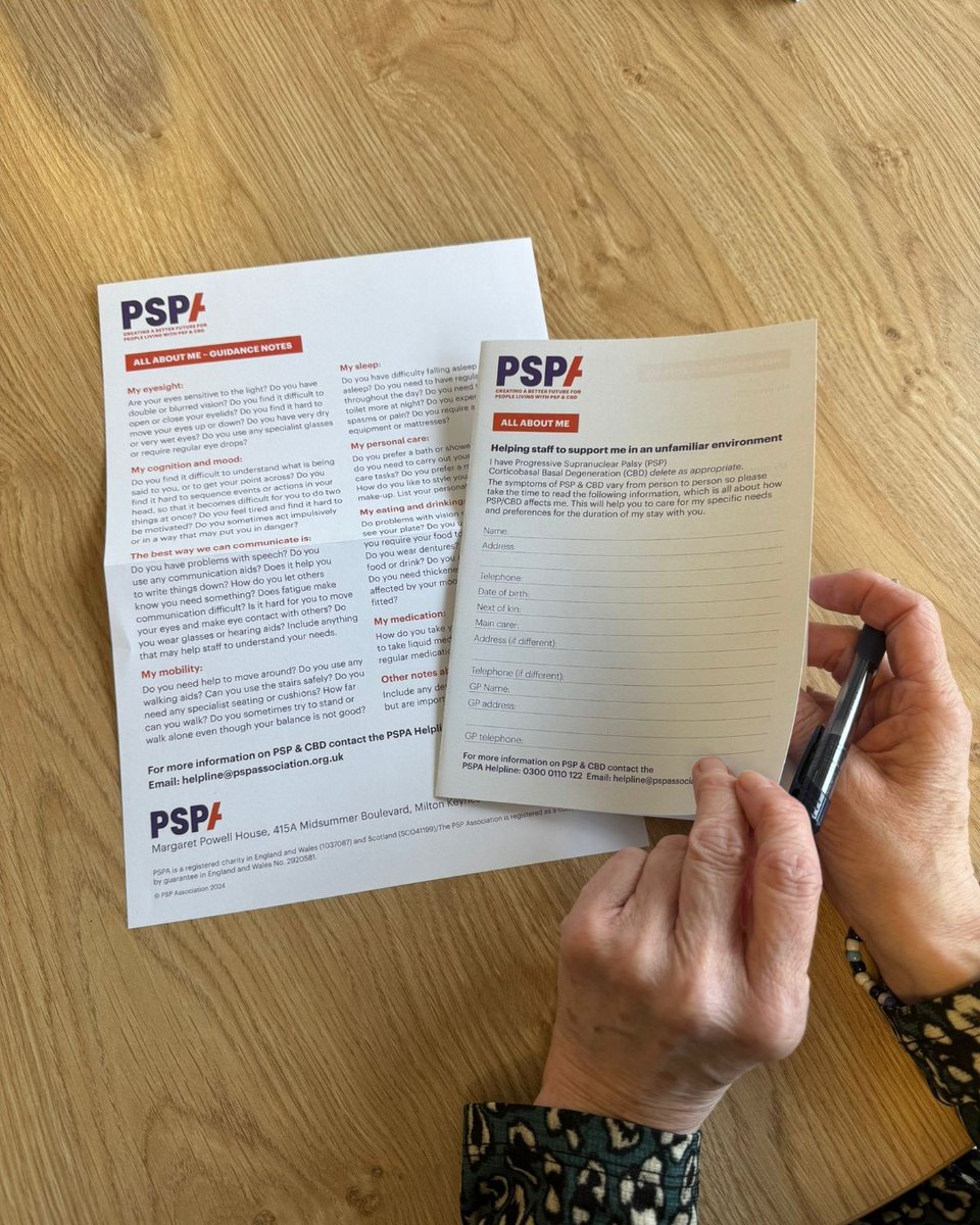 PSPAssociation's tweet photo. The ‘All About Me’ leaflet is a useful document designed for people receiving professional care at home, in a hospital, in respite care, in a nursing home, or in a care home.
Download your copy: https://t.co/LQrGNeZnRM
#AllAboutMe #HelpfulDownload #CaringNeeds #PSPCare #CBDCare https://t.co/dvkWpcuNa8
