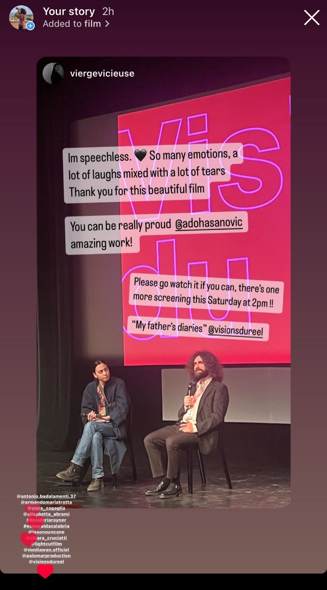ado_hasanovic's tweet photo. "My Father's Diaries," had a world premiere on April 15th at Visions du Reel International Film Festival in Nyon. 
Read the first review of the film, ScreenDaily: https://t.co/x84SDmjR0e https://t.co/fjNevTZnhQ