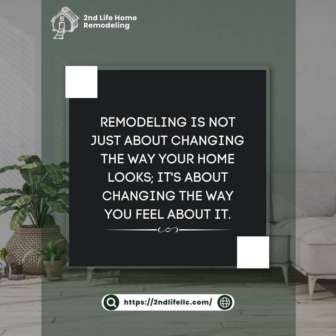 Revitalize your space, transform your mood. Remodeling goes beyond aesthetics—it's a journey to rediscover your home's soul.

#HomeRemodeling #HomeRenovation #Services