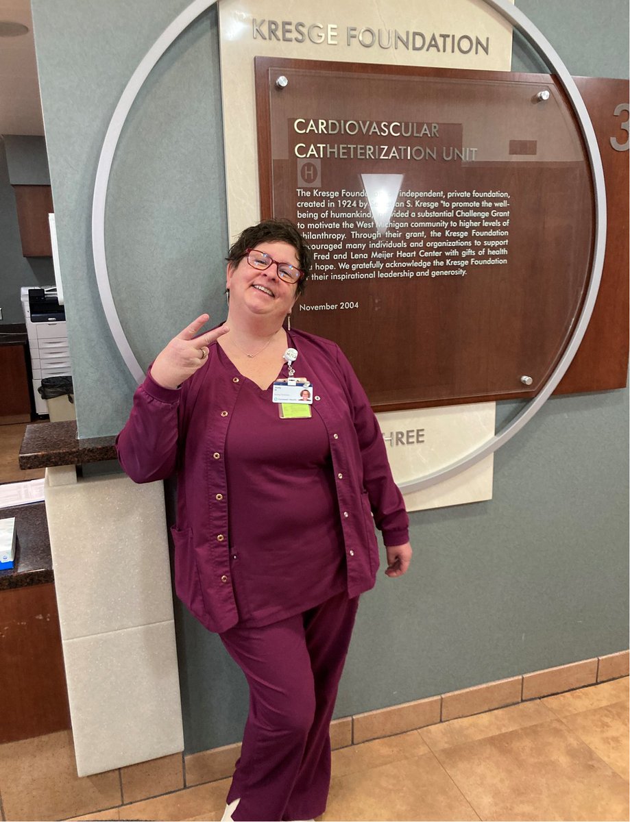 Congrats to Judy Hearth on 40 years with @corewellhealth. Judy loves being in Cardiology and is passionate about the care she gives her patients. Thank you for your decades of service to our patients and organization!