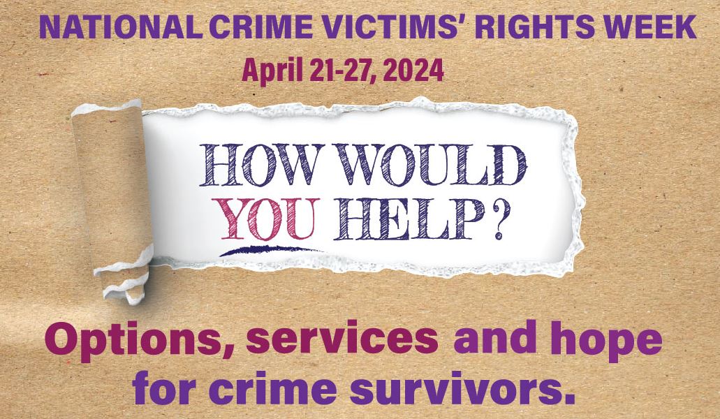 Next week marks National Crime Victims' Rights Week. Join the #FBI and our partners at @OJPOVC in learning about this year's theme—How would you help? Options, services, and hope for crime survivors. #NCVRW2024 #VictimServices ovc.ojp.gov/program/nation…