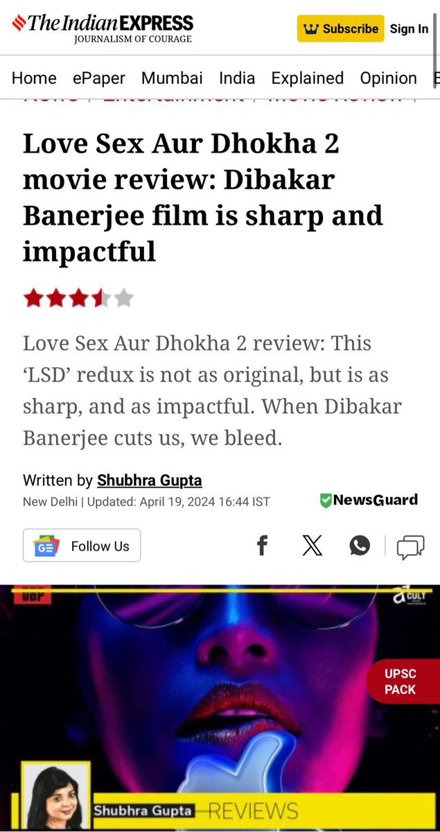 Patel19Ronil's tweet photo. This movie love sex aur dhokha 2 is such a great movie and best review in movie don’t miss out to watch #LSD2InCinemas
#LSD2
#LSD2Reviews https://t.co/NIiE5knX0n