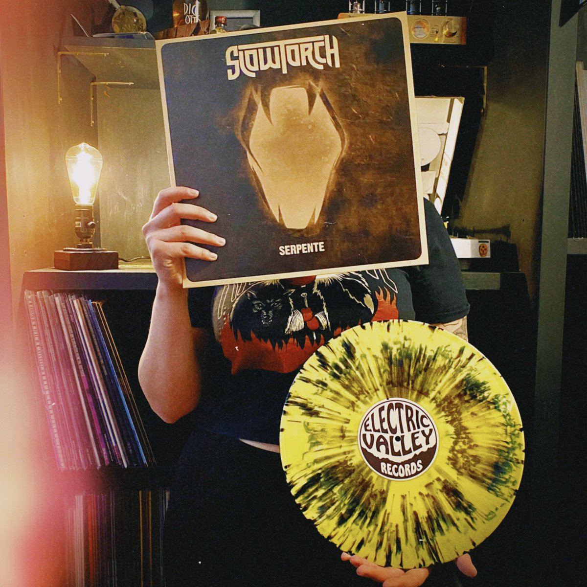 Happy Release day @SLOWTORCH 🔥 • Slowtorch - Serpente is Out Now! • Get your copy at electricvalleyrecords.com - evrecords.bandcamp.com • #slowtorch #serpente #stoner #stonerrock #heavyrock #heavypsych #heavyriffs #vinyl #lp #vinylrecords #electricvalleyrecords