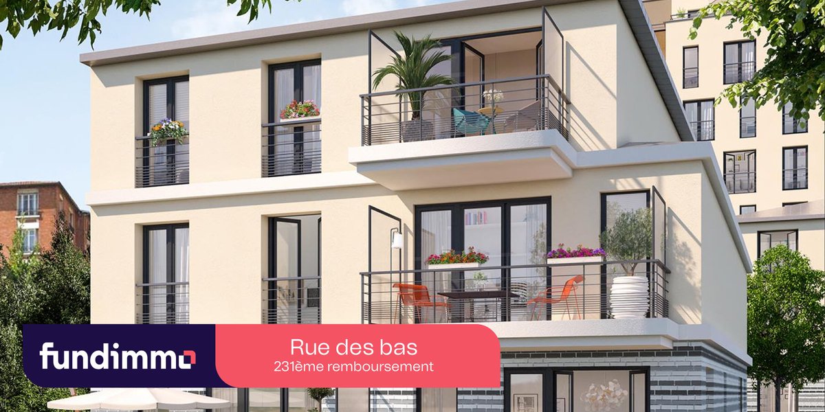 ✅ Remboursement : Rue des bas

231ème remboursement pour Fundimmo.

Les 68 investisseurs du projet se voient rembourser leur capital de 367.000€  et plus de 69.800€ d’intérêts bruts !

#investissement #crowdfunding #immobilier #financementparticipatif #detteprivée