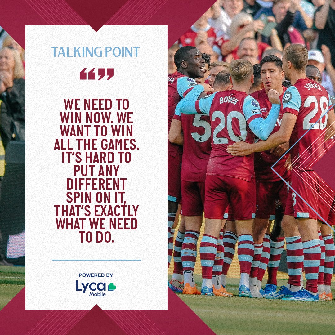 The manager highlights a clear focus on winning for our remaining fixtures of 2023/24 ⚒️ #TalkingPoint with @LycamobileUK 📞