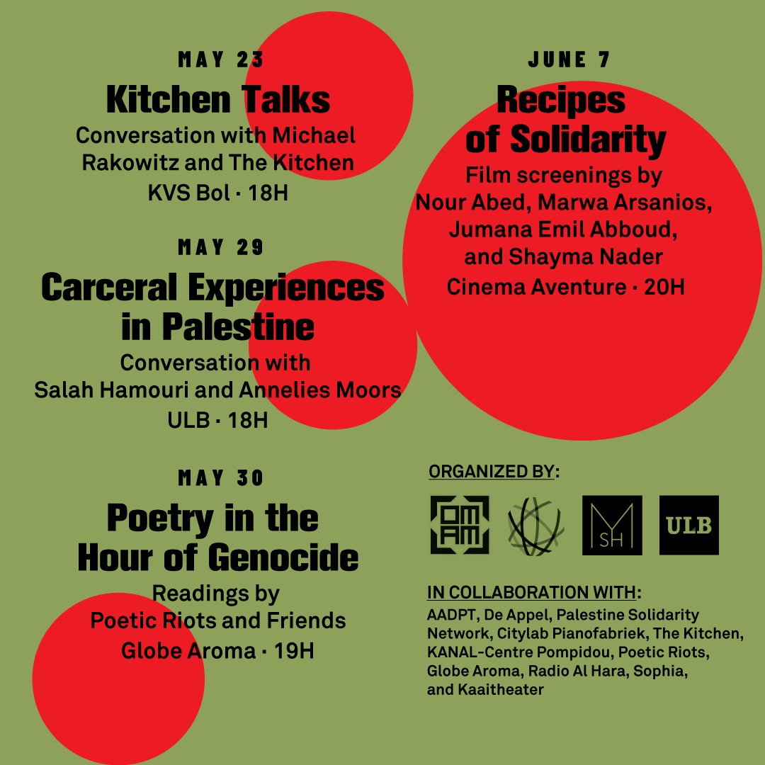 We are thrilled to release the public program for 'The Stories We Tell' series. 'Palestine: Between Words and Silences' brings together an exceptional set of scholars, artists and activists and runs from April 25 to June 27. If in Brussels, come join us! shorturl.at/flmv3