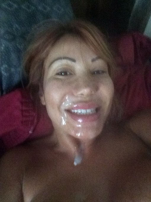 Facial Friday.  If you&rsquo;re going glaze my whore face, make sure it&rsquo;s a chunky load please.  https://t