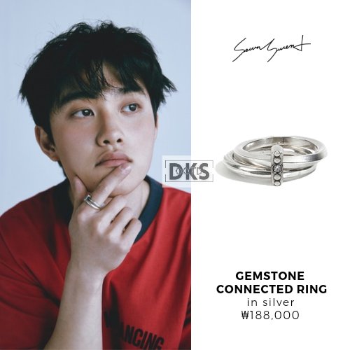 Doh Kyungsoo in mini album Blossom [성장] Concept Photo 01, 240419 SEWN SWEN Gemstone Connected Ring in silver D-18 to BLOSSOM #도경수_성장 #BLOSSOM_IMAGES3 #DOHKYUNGSOO_BLOSSOM #도경수 @companysoosoo_