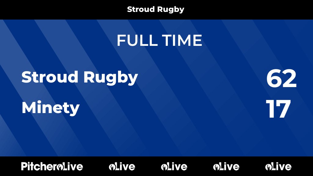 FULL TIME: Stroud Rugby 62 - 17 Minety #STRMIN #Pitchero stroudrugby.co.uk/teams/19093/ma…