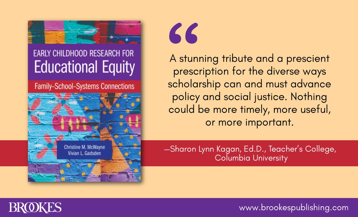 NEW BOOK RELEASE: In this timely new book, get insights from the latest research on closing opportunity gaps for young children affected by poverty and systemic racism. ecs.page.link/VnVnj #EarlyChildhood #ECE #EquityIneducation #EducationalEquity #OpportunityGap