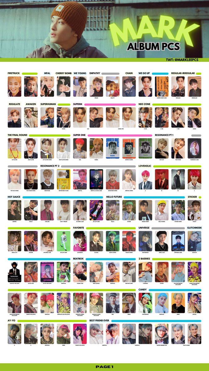 NCT 127 NCT DREAM MARK マーク　チェキ NCT 127 NCT DREAM MARK マークチェキ
