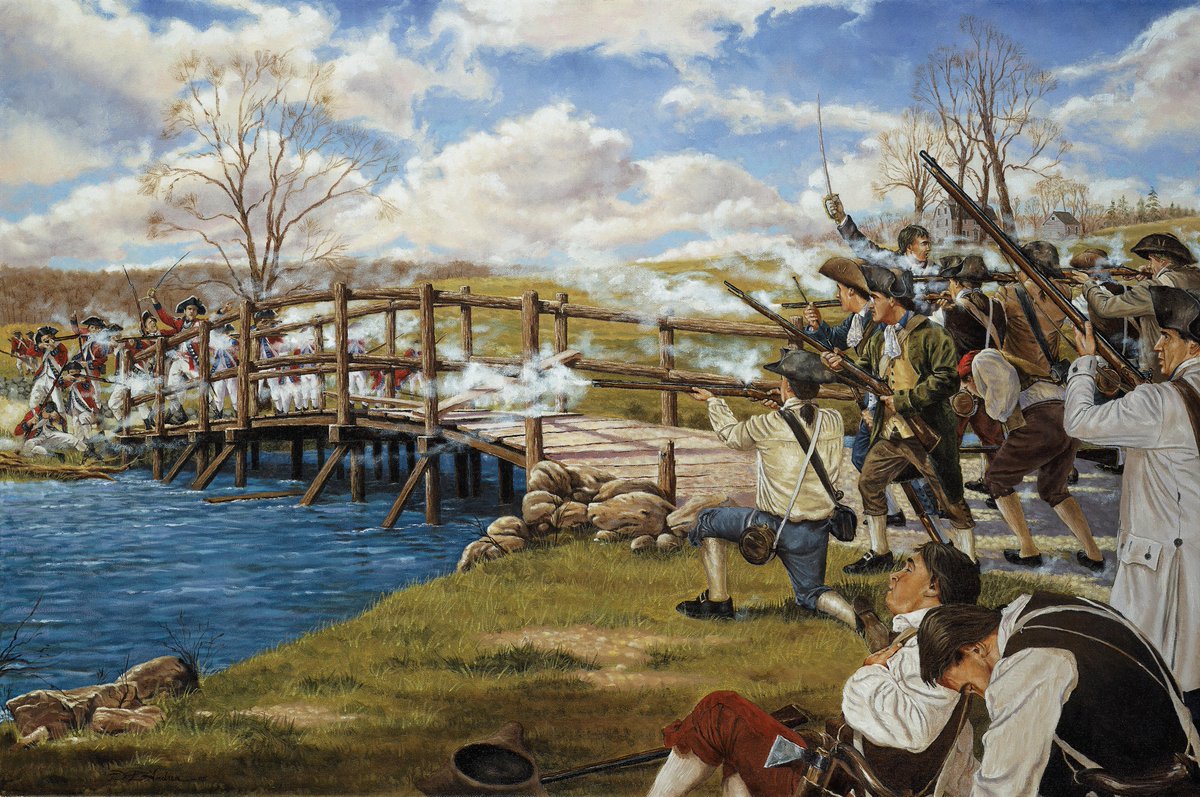 19 APRIL 1775 – BATTLES OF LEXINGTON & CONCORD At Lexington and Concord, the embers of colonial discontent caught light on 19 APR 1775, igniting a full-blown revolt; the “Shot Heard ‘Round the World” fired that day marked the first engagement of the Revolutionary War. #USArmy