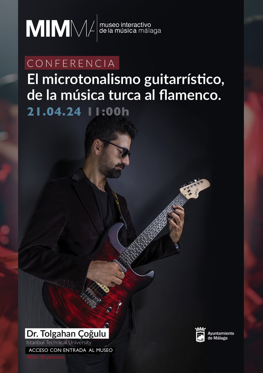 Malaga Müzik Müzesi’nde 21 Nisan’da konser/seminerim var. Concierto/Conferencia en el Museo Interactivo de la Música Málaga el 21 de abril @Mimma_Malaga