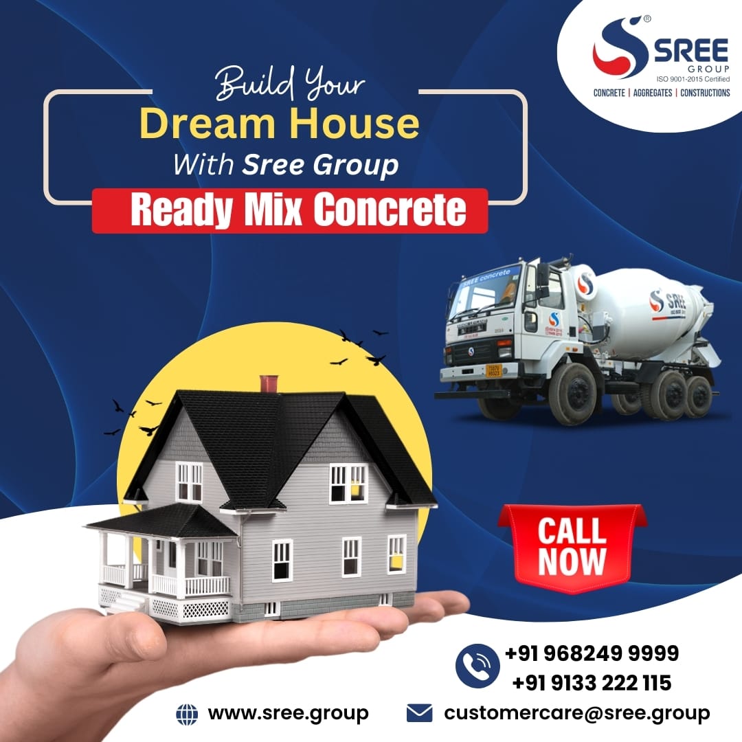 sree_group's tweet photo. 🏠 SREE GROUP - Concrete Aggregates Constructions 🏠
We specialize in providing top-quality Concrete Aggregates and Ready Mix Concrete to bring your dream house to life. 

📞 9682499999 / 9133222115
📧 customercare@sree.group
🌐 https://t.co/GSkP92gO5D

#SreeGroup https://t.co/0aklj0ZzRp