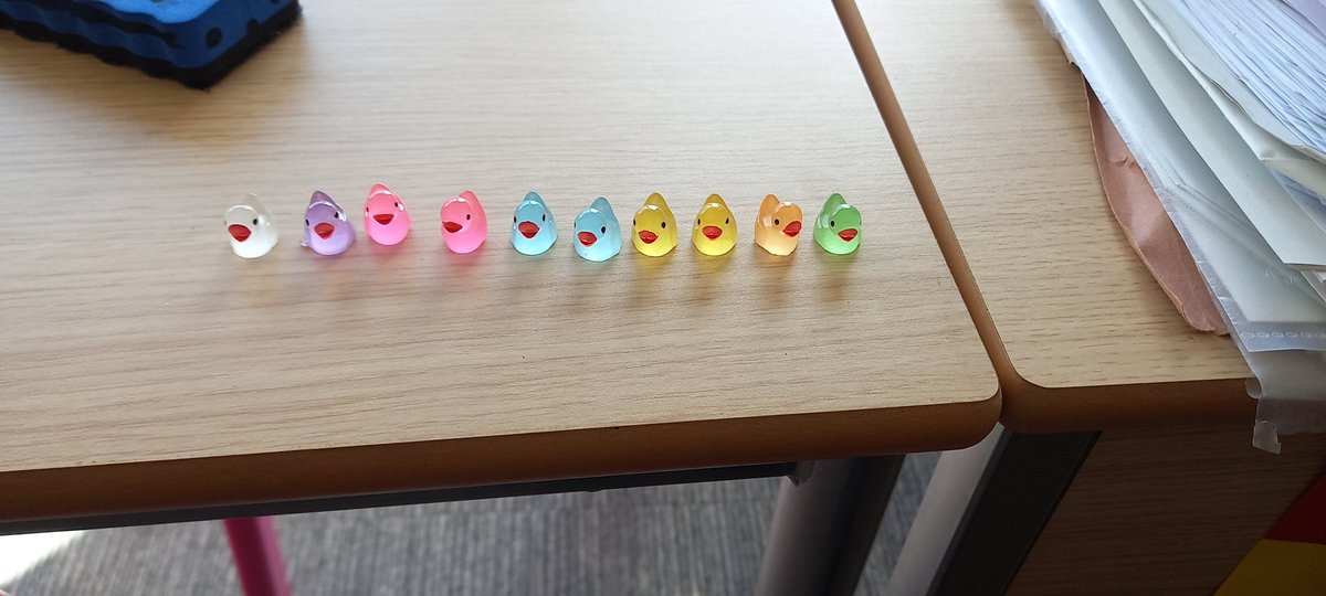 Very emotional day to say goodbye to seniors. They left me a few ducks so they will be forever in my classroom @lossiehigh