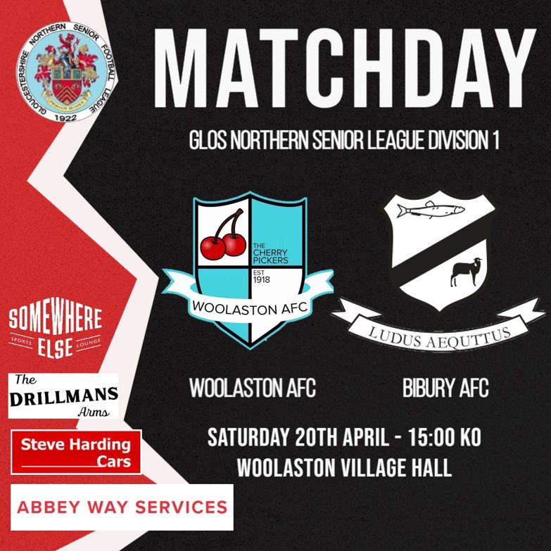 BiburyAFC's tweet photo. Ahh sh*t, here we go again. We make the long journey to @WoolastonFC tomorrow to try get a win on the board after a dismal run. 🔴⚫️

🆚 | Woolaston FC
🏆 | @GNSLOfficial Div 1
📍 | Woolaston Village Hall
🗓️ | 20.04.24
⏰ | 15:00 KO

#UTFT 🐟 https://t.co/RZvbtZeGS6