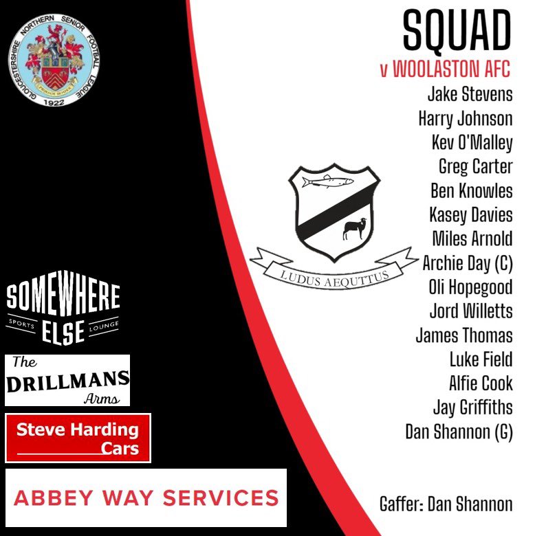 BiburyAFC's tweet photo. Ahh sh*t, here we go again. We make the long journey to @WoolastonFC tomorrow to try get a win on the board after a dismal run. 🔴⚫️

🆚 | Woolaston FC
🏆 | @GNSLOfficial Div 1
📍 | Woolaston Village Hall
🗓️ | 20.04.24
⏰ | 15:00 KO

#UTFT 🐟 https://t.co/RZvbtZeGS6